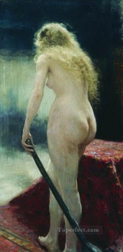 Desnudo Painting - el modelo 1895 Ilya Repin desnudo impresionista